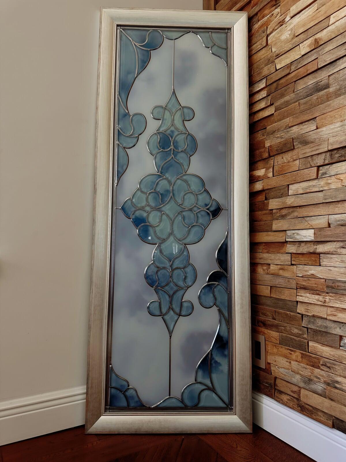 Beveled glass wall art